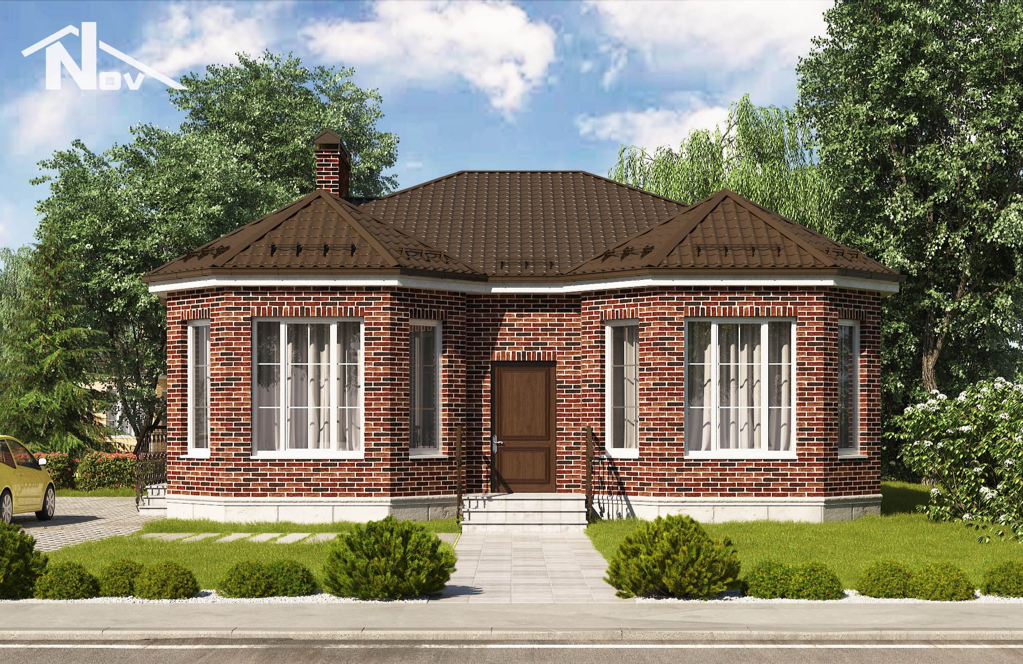 Фото 9 — Строительство дома из кирпича