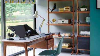 Photo of Эргономичный рабочий кабинет с библиотекой