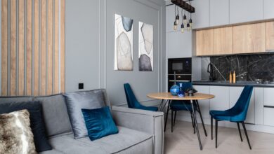 Photo of Современная столовая с кованой мебелью